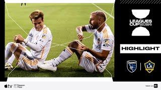 San Jose Earthquakes vs. LA Galaxy  Leagues Cup  Match Highlight  July 31 2024