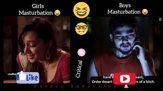 Girls vs Boys masterbating  Girls Masturbation vs Boys Masturbation only fun  #memes #funny