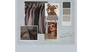 Tutorial membuat Vintage Fashion MoodBoard - Media Pembelajaran Visual - Dea Afifah Cahyarini