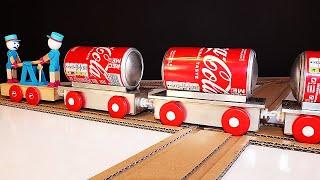 How to Make an Amazing Railway Handcar with Recyclable Materiels