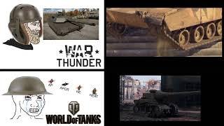 War Thunder Vs World Of Tanks Lore vs Gameplay Meme