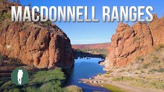 MacDonnell Ranges in 4K Alice Springs Northern Territory Australia