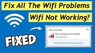 Windows 7 wifi connection problem Fix