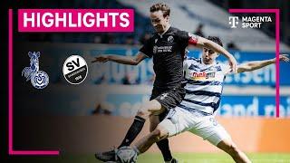 MSV Duisburg - SV Sandhausen  Highlights 3. Liga  MAGENTA SPORT