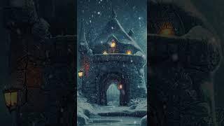 Fantasy Blizzard at a Magic Portal  Howling Wind & Blowing Snow Ambience for Sleep