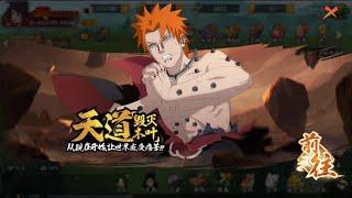 Naruto Online Mobile - Сезонная витрина Пейн Тендо  Разрушение Конохи 