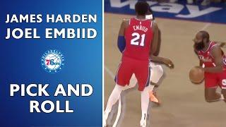 Joel Embiid and James Harden Pick and Roll Compilation  2022-2023