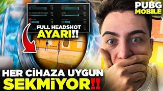 HER CİHAZA UYGUN SEKMEYEN HASSASİYET ve KONTROL AYARLARIM -PUBG MOBİLE Yeni kanal