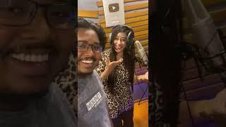 Recording time fun  Akash Mahmud & Sraboni Shayontoni  Tokei Sudhu Chai  তোকেই শুধু চাই