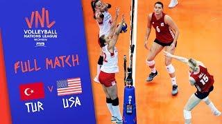 Turkey v USA - Full Match - Final  Womens VNL 2018