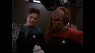 Dax and Worf Pursue Their Relationship