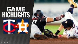 Twins vs. Astros Game Highlights 6224  MLB Highlights