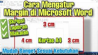 Cara Mengatur Margin di Word 2013 Ukuran 4333 Untuk Skripsi Makalah Laporan dll