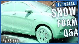 What Is Snow Foam Why Use It & How To Apply It