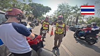 Tomamos um enquadro de moto na Tailândia ‍️