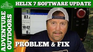 Humminbird Helix 7 Software Update Problem & Fix