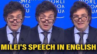 MILEIS 2024 DAVOS TALK TRANSLATED TO ENGLISH BY AI IN HIS OWN ACCENT