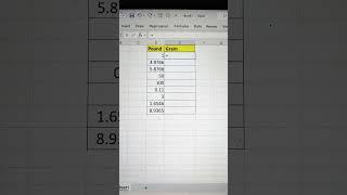 Convert Pound Into Gram In Excel   Excel Tricks  #shorts #excelformulas #excel #tricks #bytetech