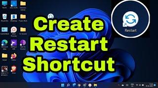 How To Create Restart Shortcut  PC Laptop  Windows 7 Windows 10 Windows 11 Windows 8  2 Click