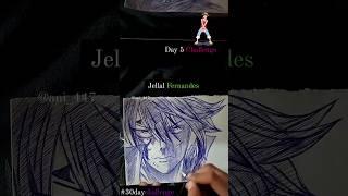 Quick sketch of Jellal Fernandes #30DaysChallenge #short