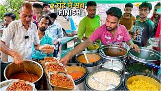 30- Heavy Rush Punjabi Street Food India  Highest Selling Rajma Kadhi Chawal