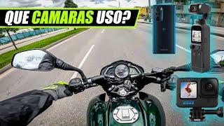  Que CAMARA usar para GRABAR en MOTO   Motovlog mejor camara