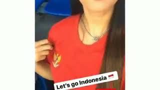 MARIA OZAWA MIYABI DUKUNG TIMNAS INDONESIA DI SEA GAMES