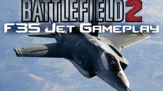 Battlefield 2 Wake Island F35 Jet Gameplay