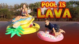 POOL IS LAVA CHALLENGE