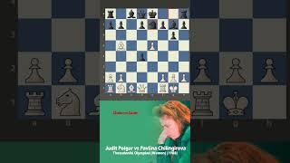 Sensational Queen Sacrifice by Polgar in Sicilian Defense vs Chilingarova