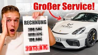 Schockiert? GROßER SERVICE KOSTEN beim Porsche GT4