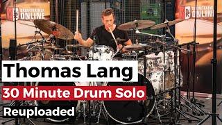 Thomas Langs Monster 30 Minute Drum Solo REUPLOADED  Drumtrainer Online