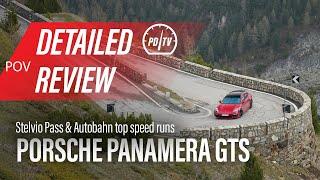 2023 Porsche Panamera GTS Detailed review – Stelvio Pass Autobahn top speed runs