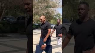 THE MIKE TYSON WALK IS LEGENDARY  BOXING LEGEND ARRIVES AT JAKE PAUL vs TOMMY FURY WEIGH IN