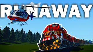 STOPPING A Runaway TRAIN  Stormworks Build and Rescue  Multiplayer