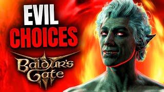 Baldurs Gate 3 - 10 Most EVIL CHOICES You Can Possibly Make 2024 Edition