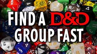 How to Find a D&D Group to Play With