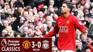 Ronaldo stars as United beat 10-man Liverpool  Manchester United 3-0 Liverpool 2008  Classics