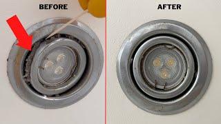 How To Clean Ceiling Spotlights