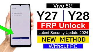 Vivo Y27  Y28 Google Account Bypass without pc - LATEST UPDATE 2024
