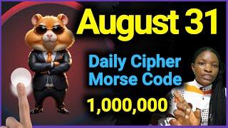 31 August Hamster Kombat Daily Cipher Code  Today