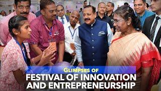Glimpses of Festival of Innovation and Entrepreneurship FINE –2023 at Rashtrapati Bhavan