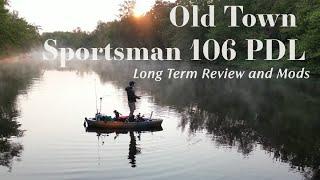 Old Town Sportsman 106 PDL Long End of Season Review and MODS