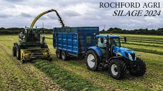 Silage 2024 - Rochford Agri - John Deere 7700 & New Holland t7070