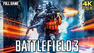 Battlefield 3 - Full Campaign Walkthrough No HUD 4K 60FPS