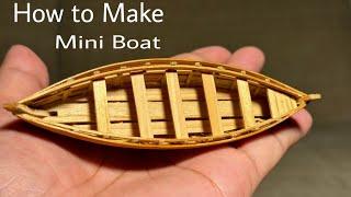 How to Make Mini Boat from Scratch Scale 165