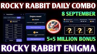 Rocky Rabbit Enigma 8 September  Rocky Rabbit Daily combo  Rocky Rabbit Enigma Today  Easter Eggs