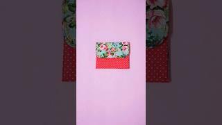 Make a mini card wallet and coin purse #sewing #sewingtutorial #diybag