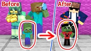 Monster School  BABY ZOMBIE BECOMES EVIL WHY? - Sad Story - Minecraft Animation