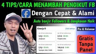 4 Tips Menambah Pengikut Facebook Dengan Cepat  Cara Menambah Followers FB Pro & Halaman